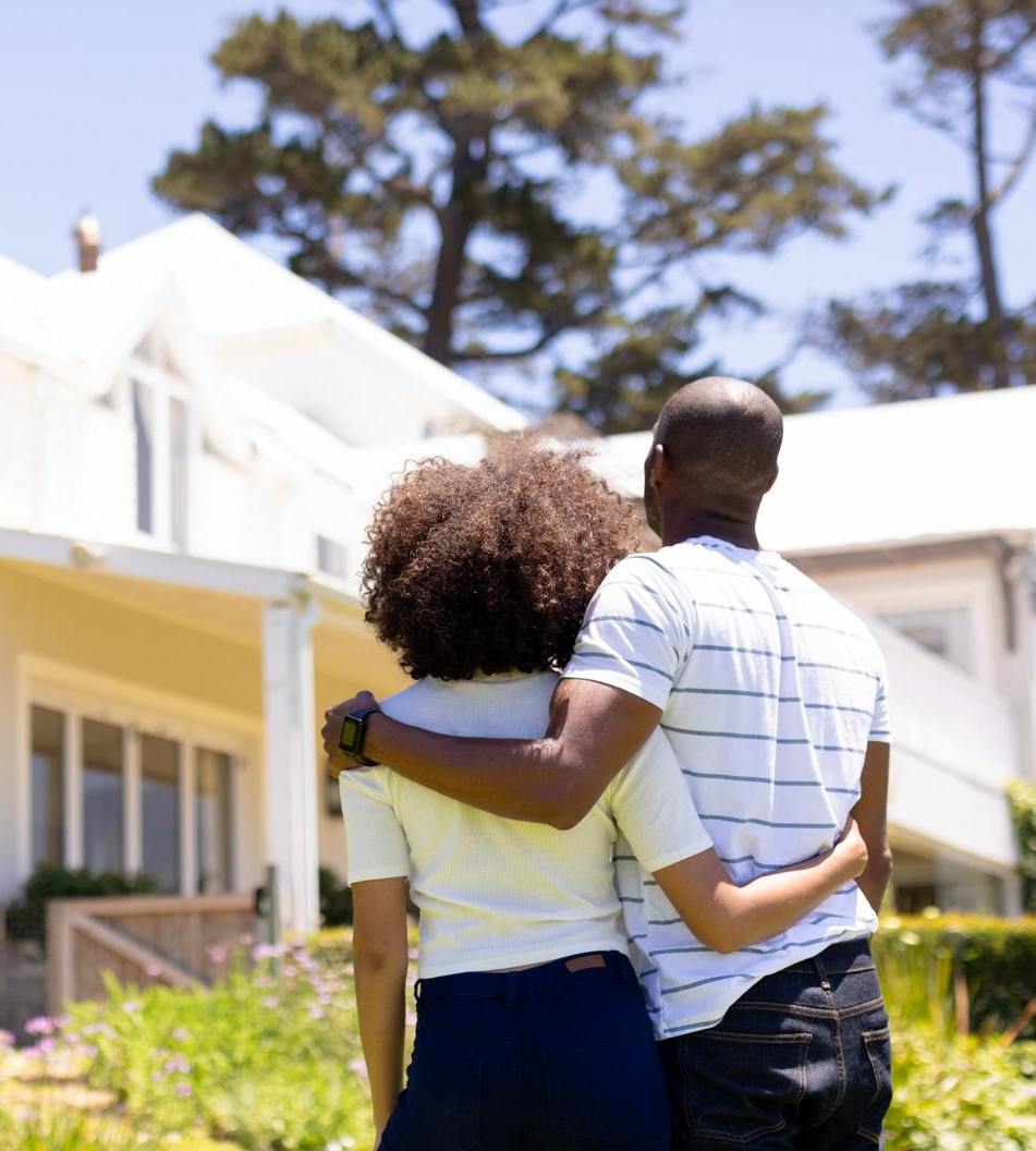 Weekend,Fun,At,Home,Together.,Rear,View,Of,A,Mixed